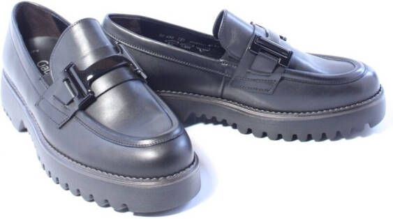 GABOR Loafers Dames 452 Maat: 37 5 Materiaal: Leer Kleur: Zwart