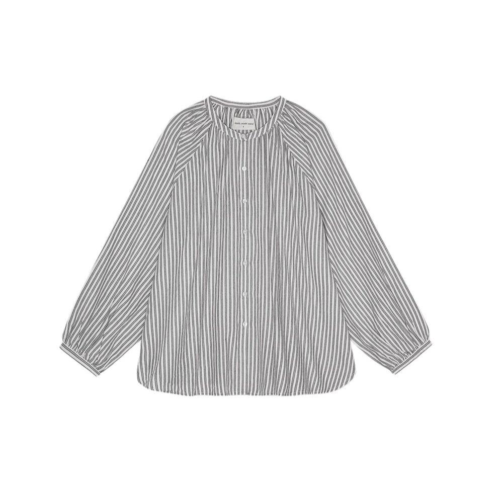 Moshi Moshi Mind  calmly flannel skjorte - ecru/moonless night