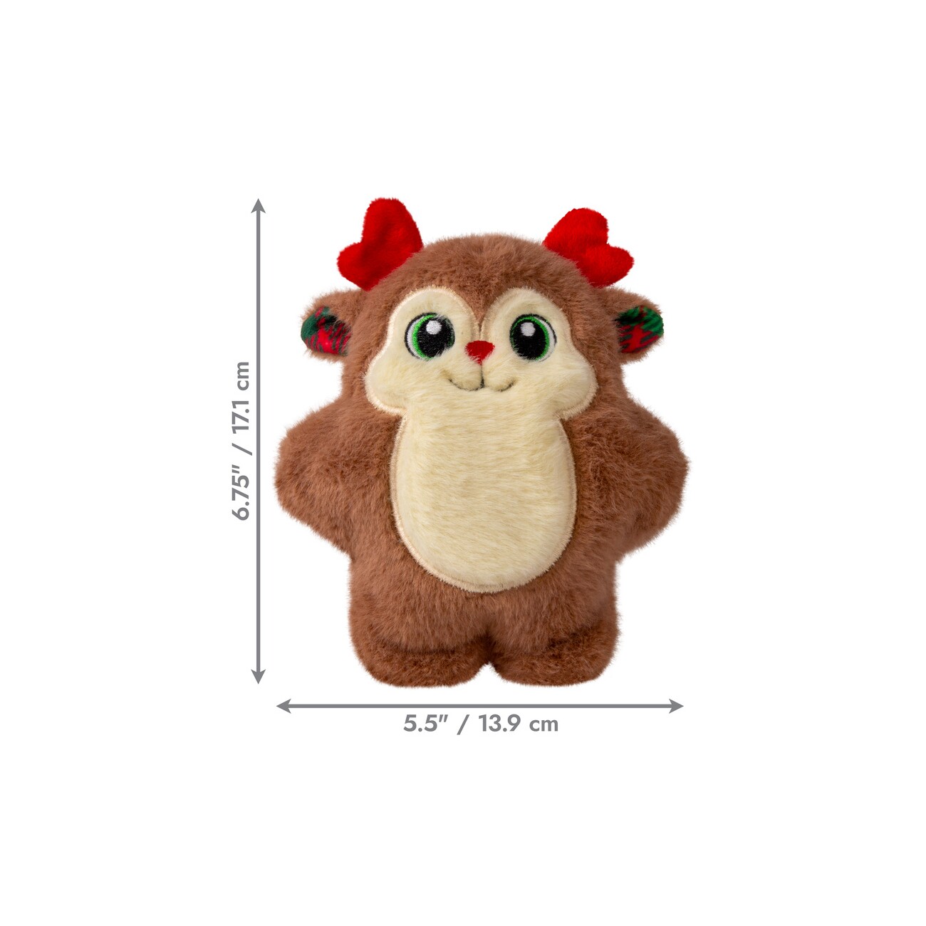 KONG Holiday Snuzzles Reindeer Sm