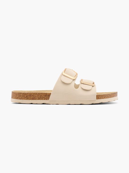 Björndal Tieffussbett-Pantolette beige