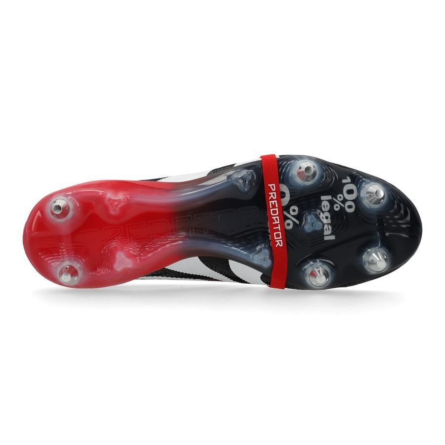 adidas Predator Elite Fold-over Tongue SG Moments - Noir/Blanc/Rouge ÉDITION LIMITÉE