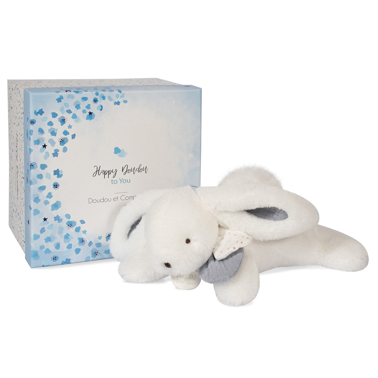 Doudou et Compagnie Pantin Lapin blanc
