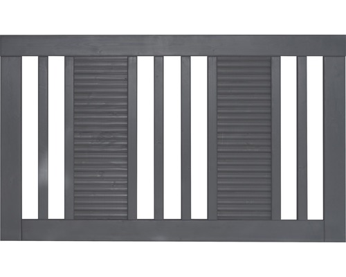 Konsta Fenris voortuinhek, 180 x 90 cm, basaltgrijs