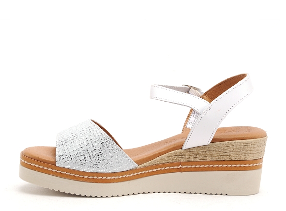 Eva frutos nu pieds talons femme 569 blanc