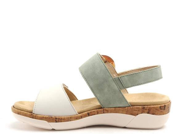 Remonte nu pieds plats femme r6853 blanc