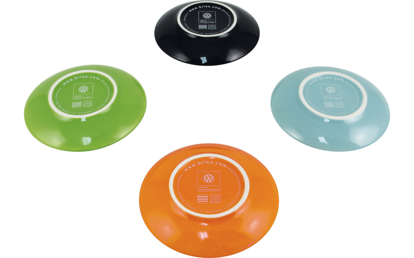 VW Collection T1 Bulli Espresso Tassen Set 4 Stück 100 ml