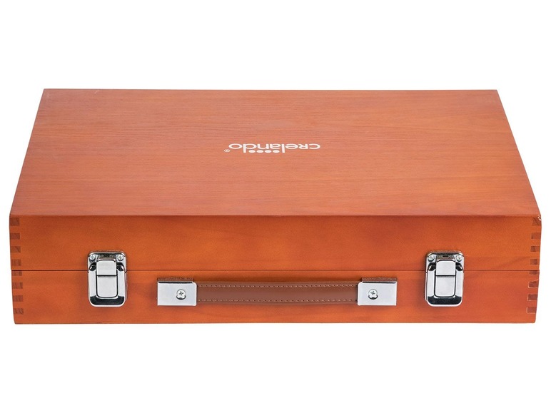 Houten tekenkoffer
