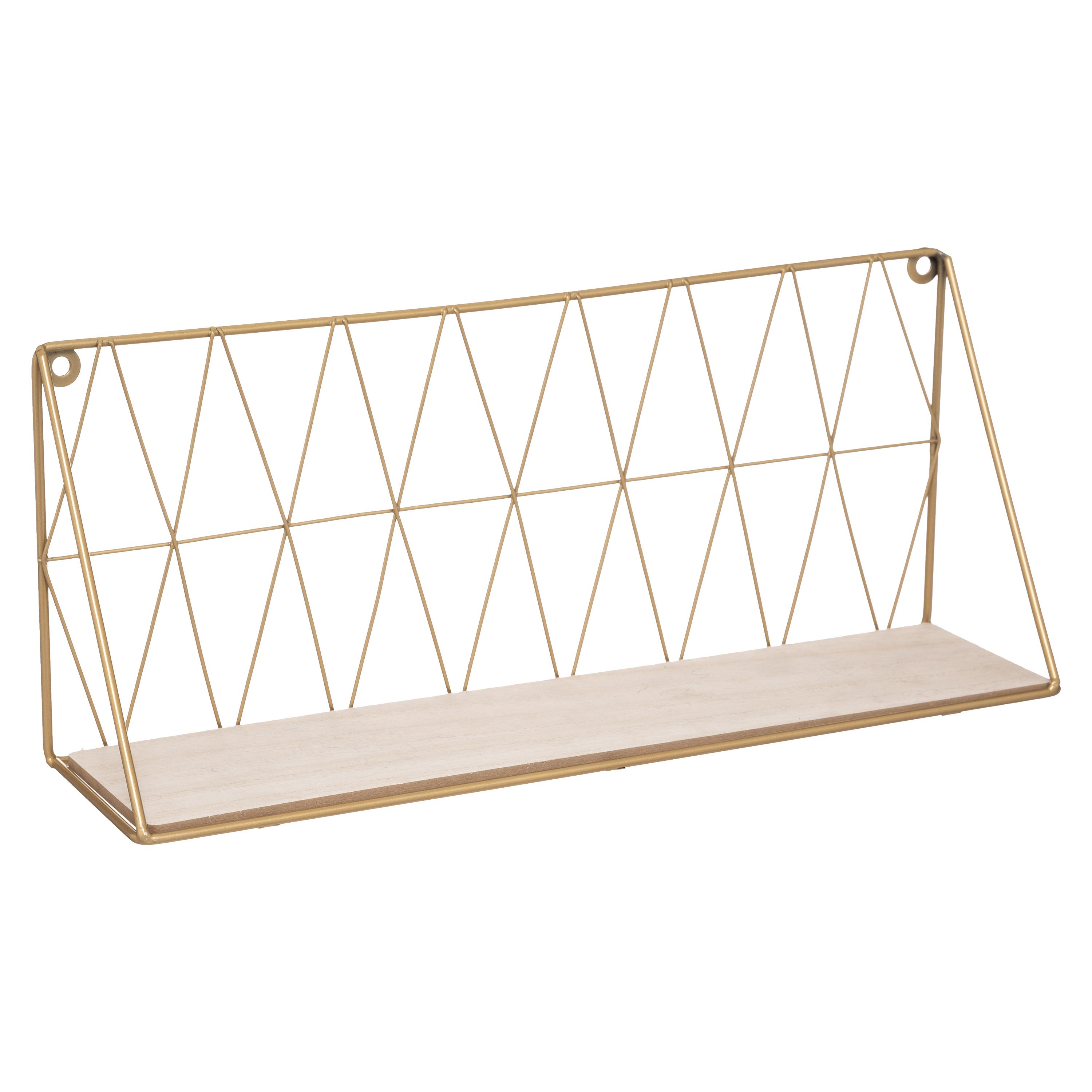 ETAGERE MURALE OR FILAIRE
