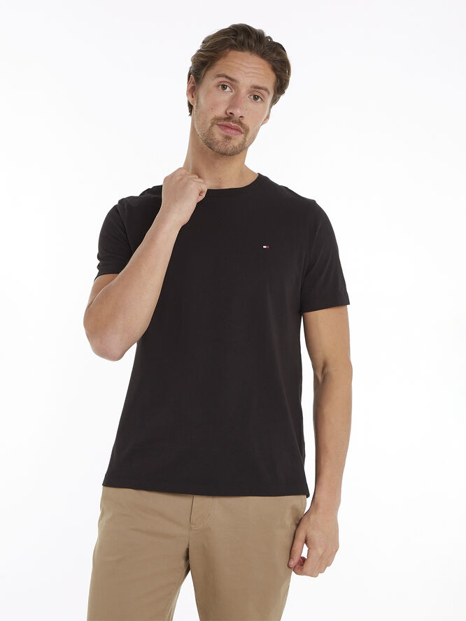 Tommy Hilfiger ESSENTIAL REG FIT SOLID TEE Black