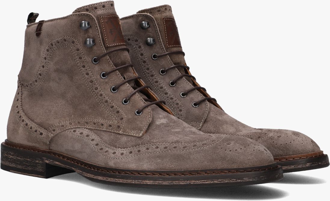FLORIS VAN BOMMEL taupe floris van bommel veterboots sfm-80035