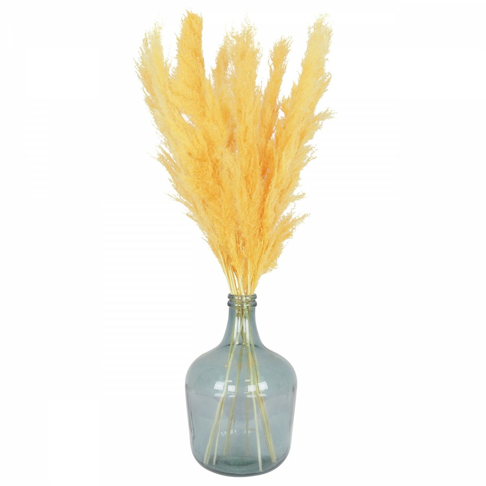 Plumeau plante pampa jaune 110cm lot de 9