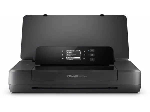 HP Officejet 200 Mobile Printer - Printer - farve - blækprinter - A4/Legal - 1200 x 1200 dpi - op til 20 spm (mono) / op til 19 spm (farve) - kapacitet: 50 ark - USB 2.0, USB vært, Wi-Fi