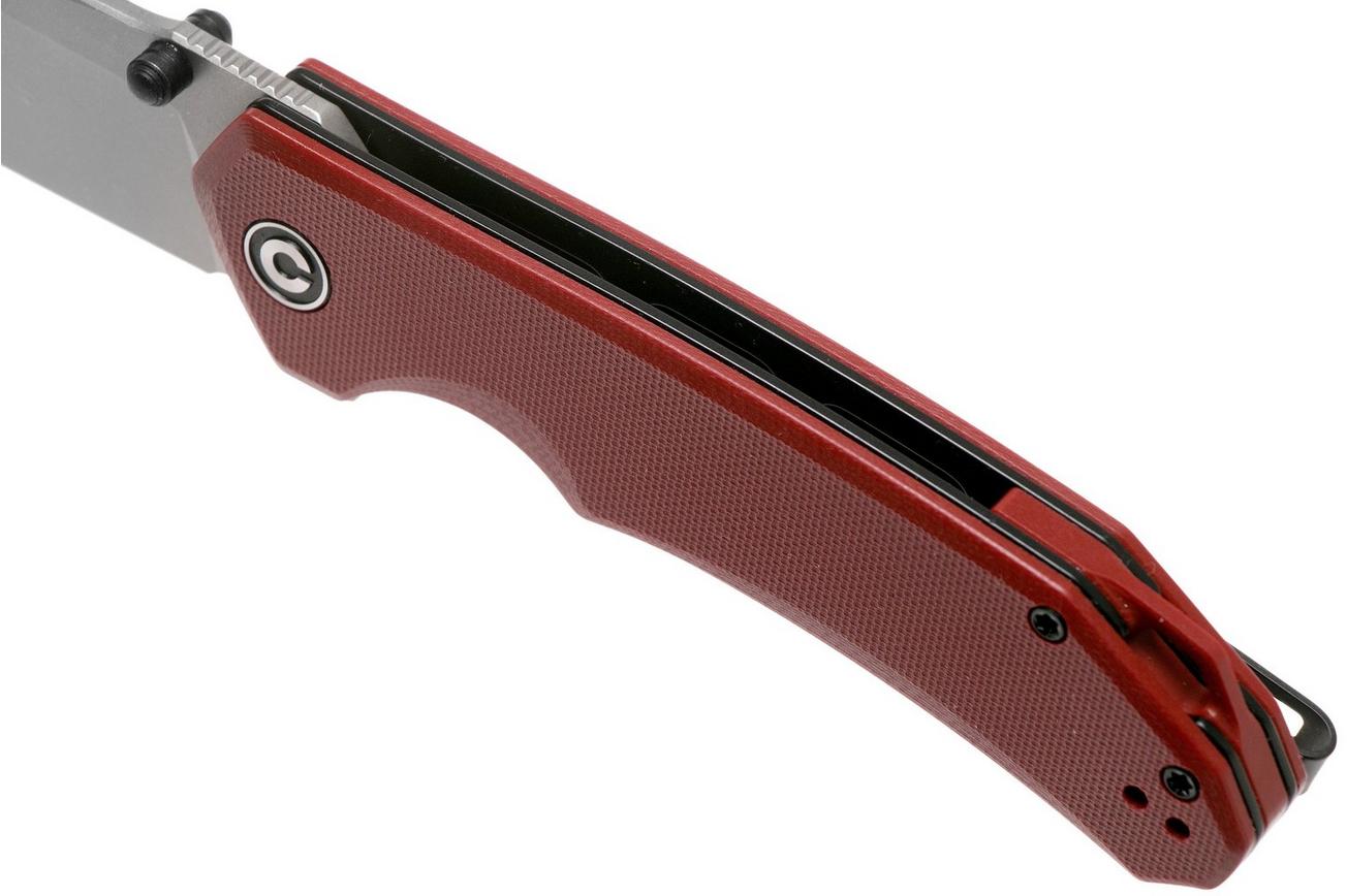 Civivi Brazen C2102B Droppoint Red, Stonewashed zakmes