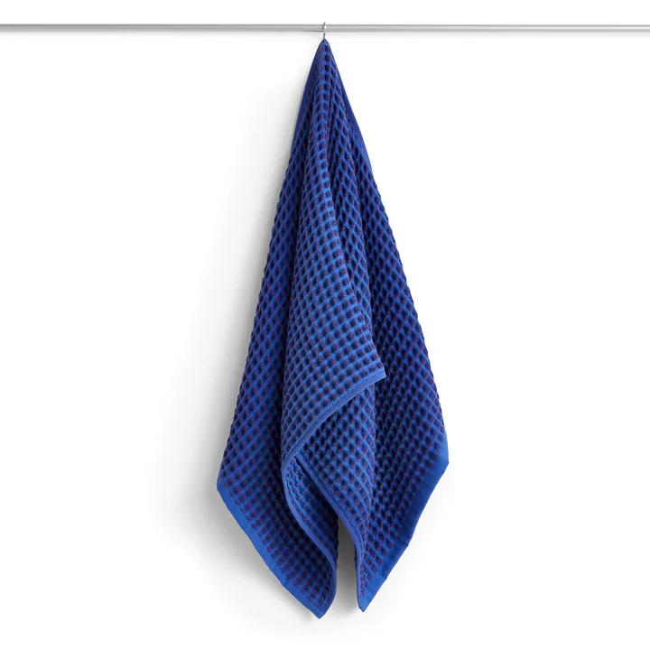 HAY - Waffle Handtuch, 50 x 100 cm, smaragdgrün
