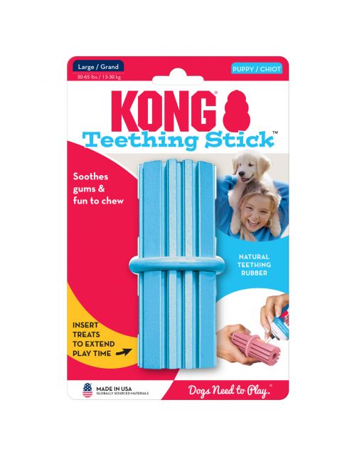 Kong Speeltje Teethingstick Puppy Assorti - Hondenspeelgoed