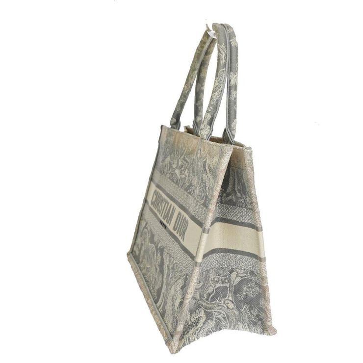 Dior Vintage Dior Book Tote Grey
