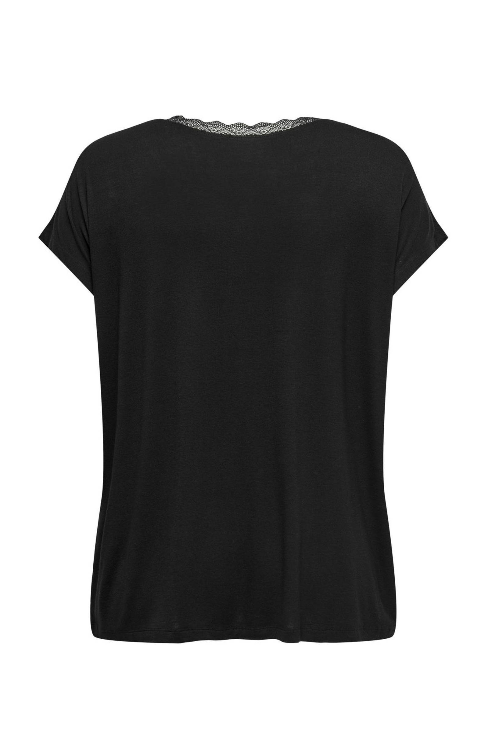 ONLY CARMAKOMA pyjamatop CARLACEY zwart