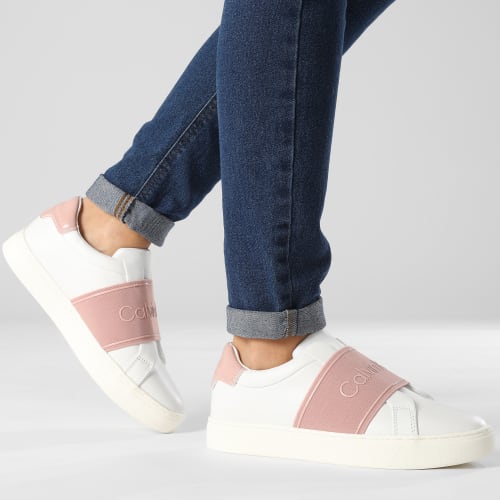 Baskets Femme Cupsole Slip On 1352 White Cafe Au Lait