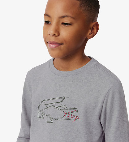 Lacoste T-shirt - Sølver Chine