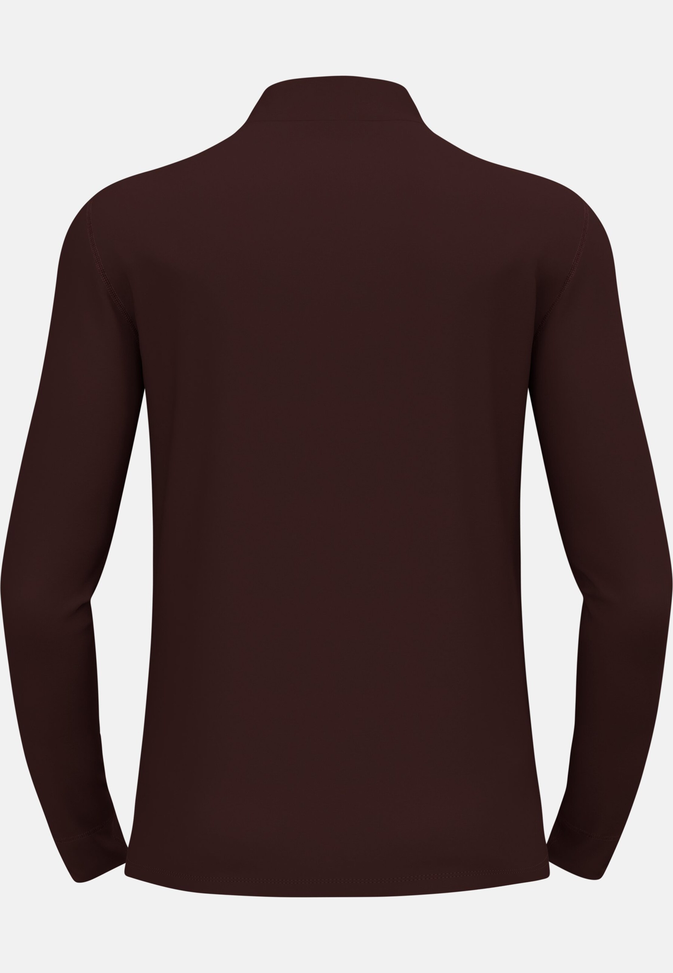 Natural Merino 260 Base Layer Half Zip in fudge