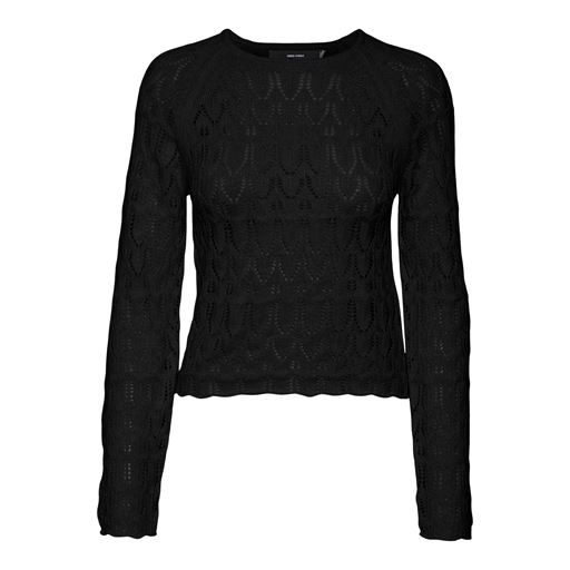 Vero Moda New Fabienne Bluse, Black, L