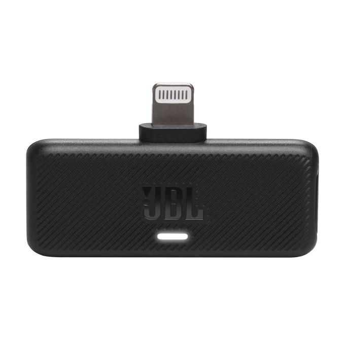 Quantum Stream Wireless Lightning Mikrofon mit Dongle für Streaming und Podcasting für iPhone (JBLSTRMWLLGHTBLK) - Schwarz