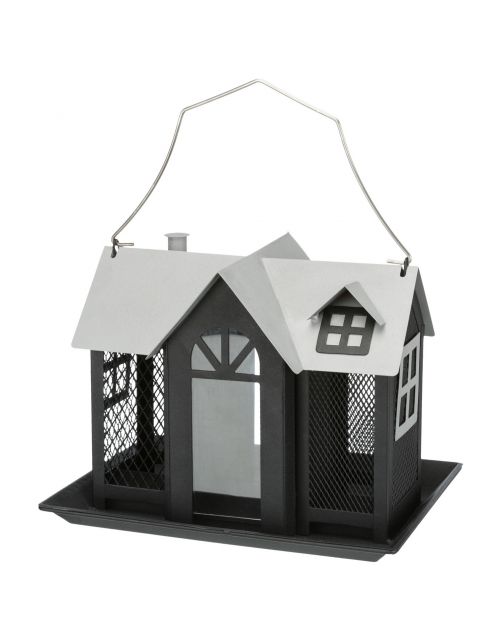 Trixie Voederhuis Villa - Voederhuis - 26x19x19 cm Zwart