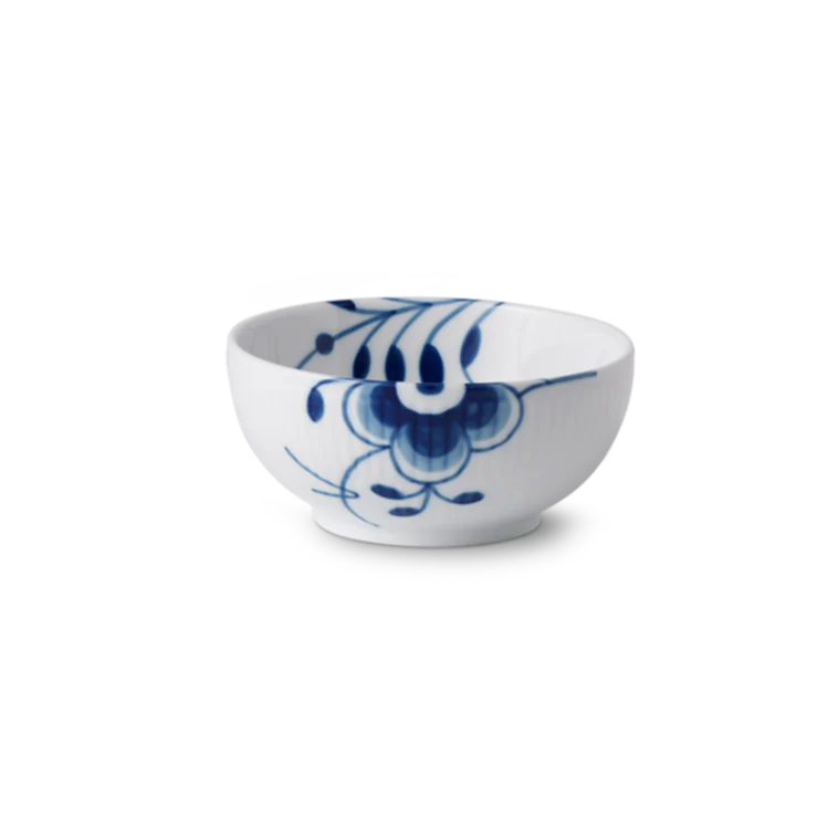 Royal Copenhagen  Blå Mega riflet skål - 24 cl.