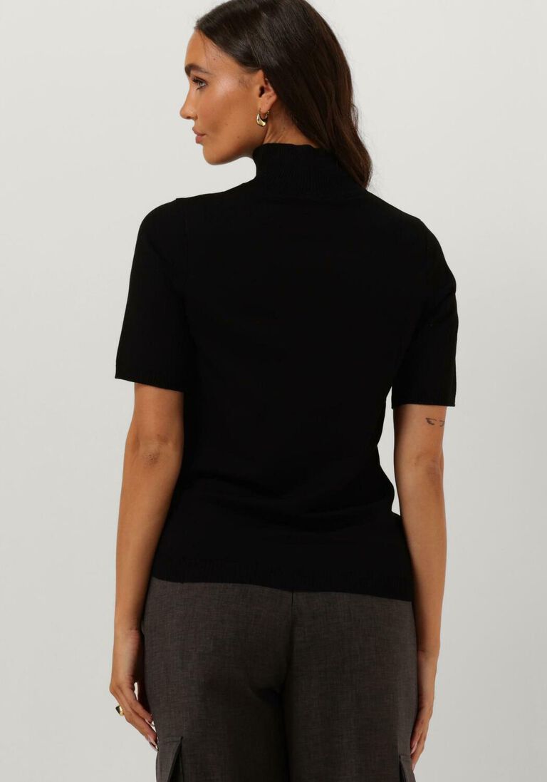 MINUS zwarte minus top lima roll neck knit