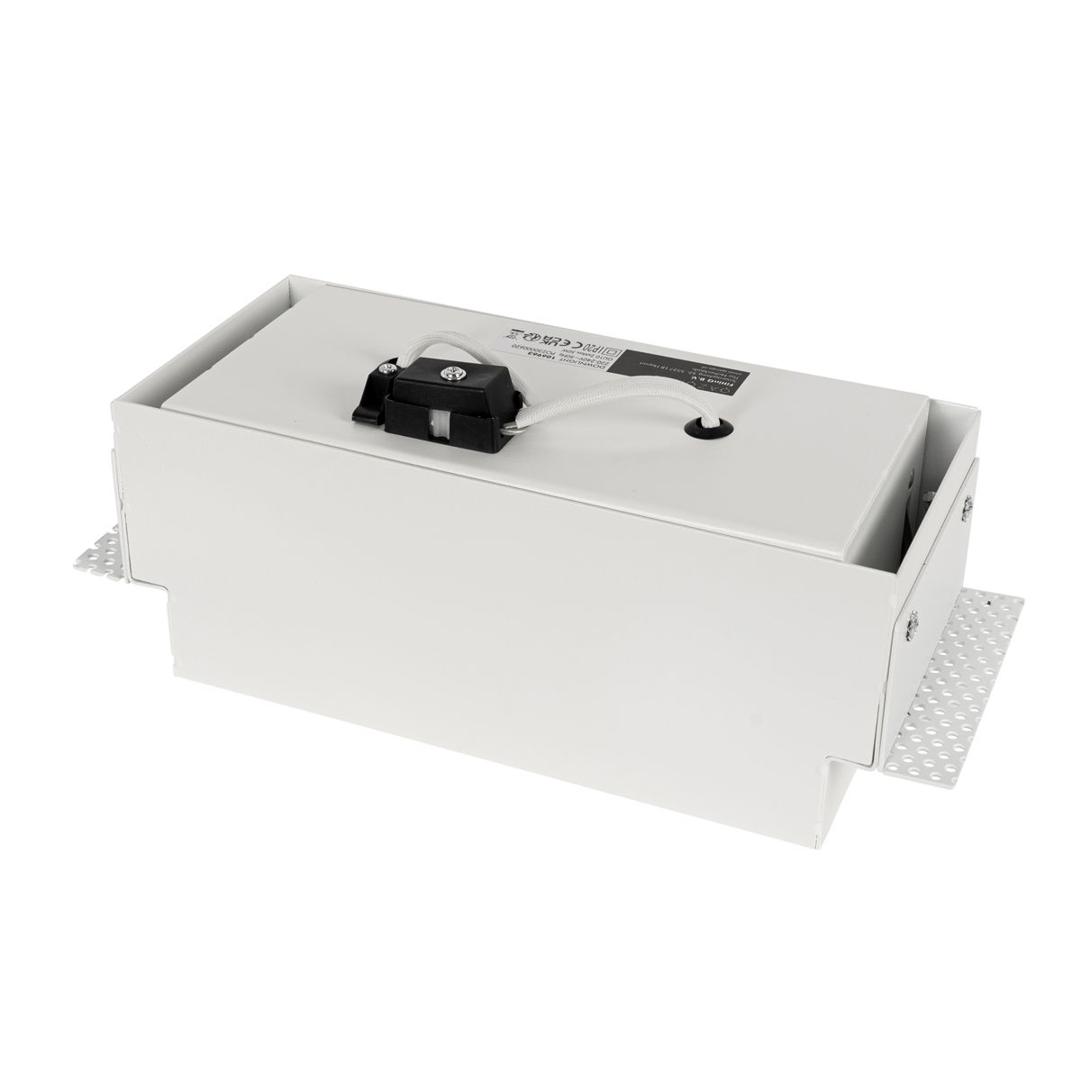 Set van 6 inbouwspots wit GU10 70mm 2-lichts trimless - Oneon