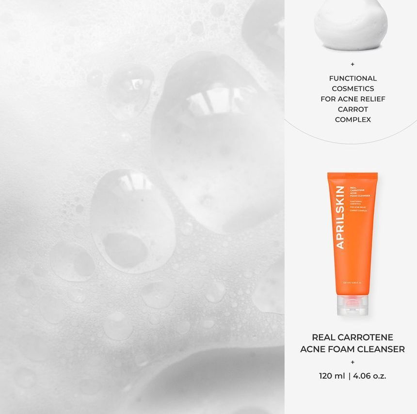 APRILSKIN - Echte Carroten Acne Schuimreiniger