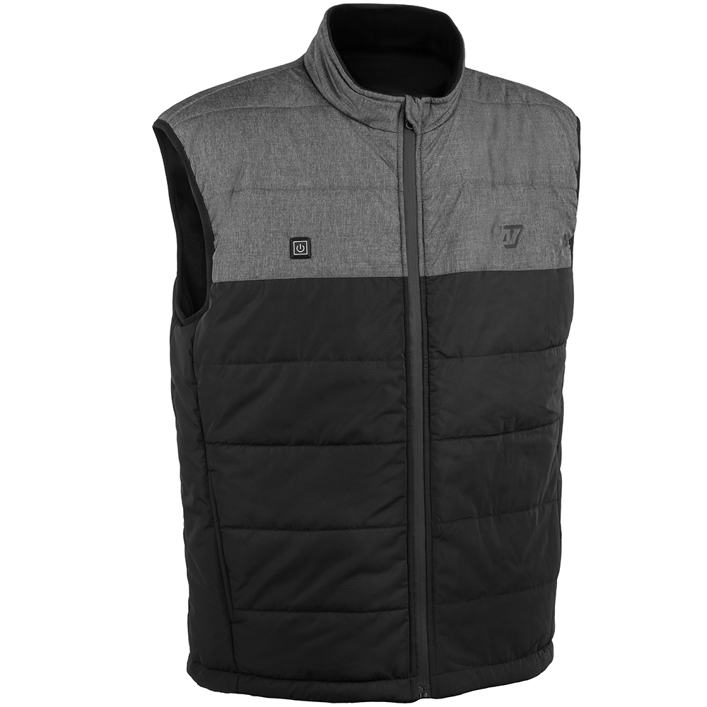 All One - Gilet chauffant Norway Noir / Gris