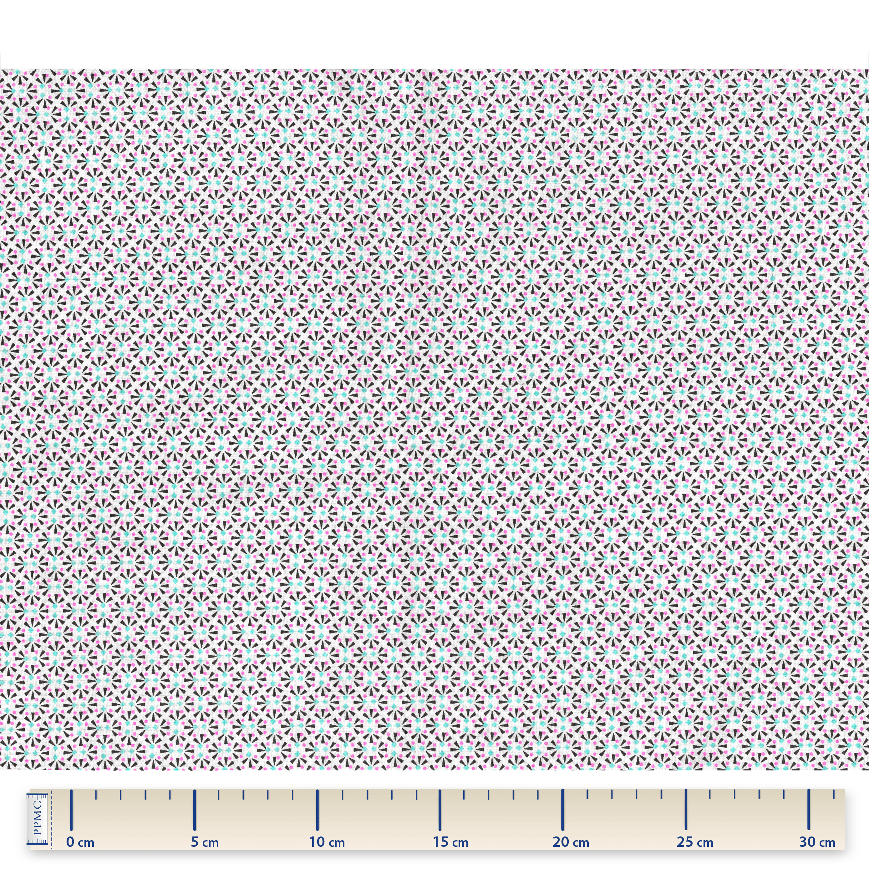 Tissu Coton Au Mètre Eclats Fluo