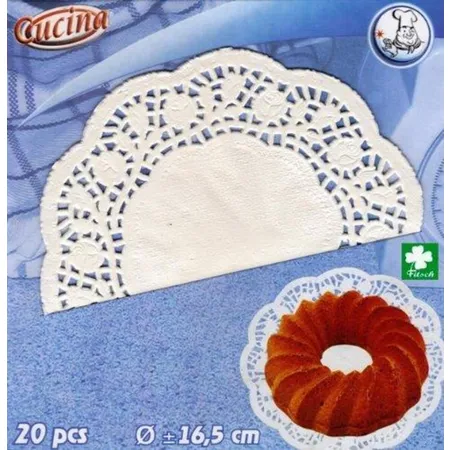 Hilpert Tortenspitzen weiß Durchm. ca. 16,5 cm backen Küche
