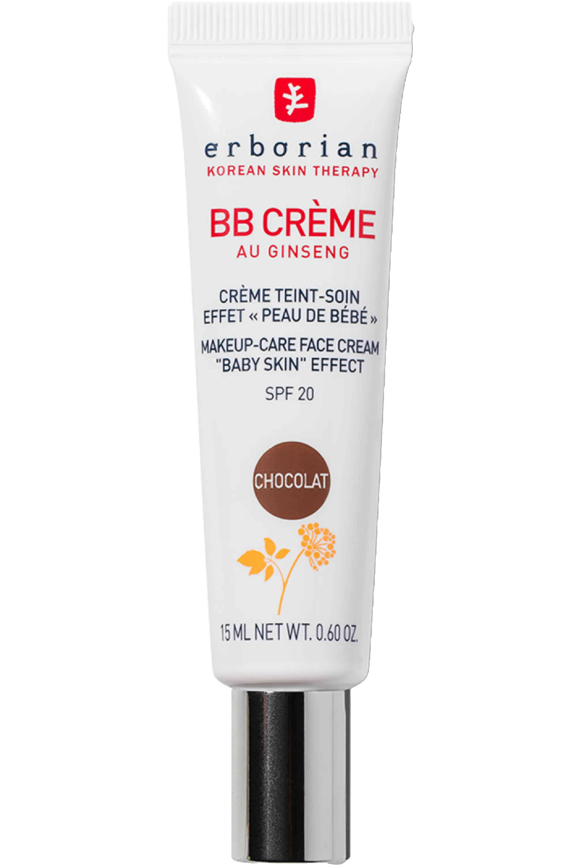 Erborian BB Crème au Ginseng SFP20 Chocolat-15 ml
