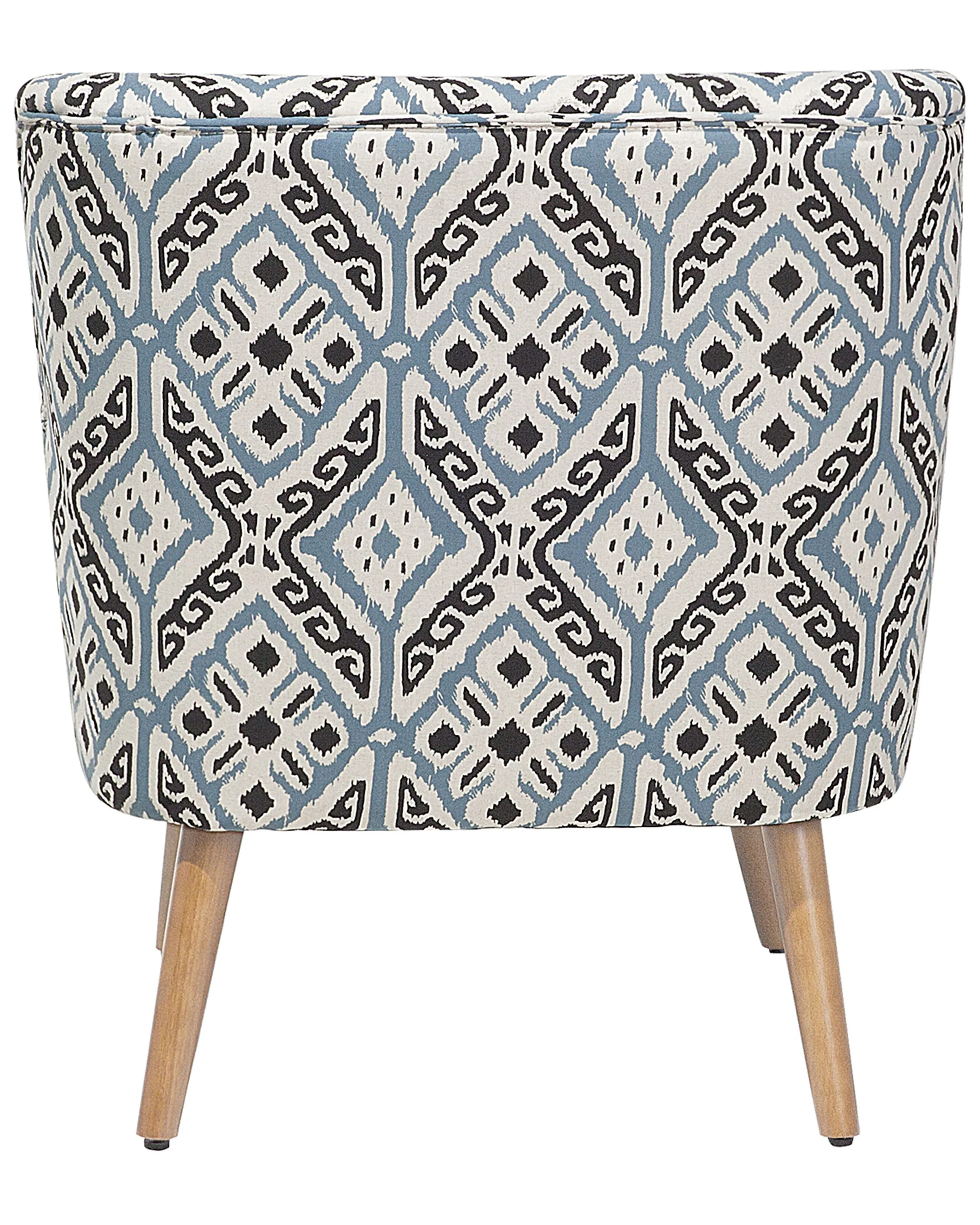 Fauteuil TUMBA met voetenbank Stof Meerkleurig