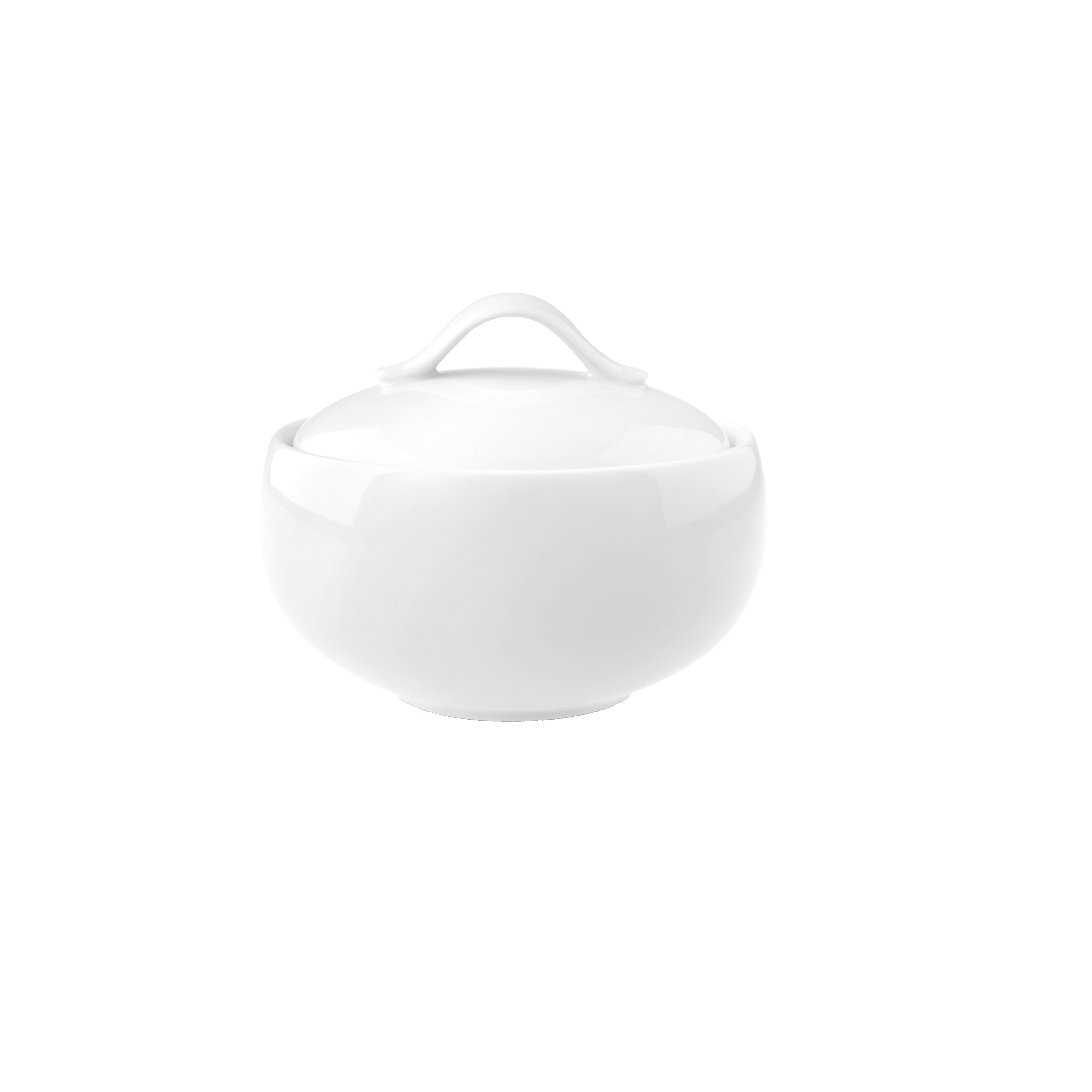New Cottage Sugar bowl White, 15.3 oz, Premium Porcelain