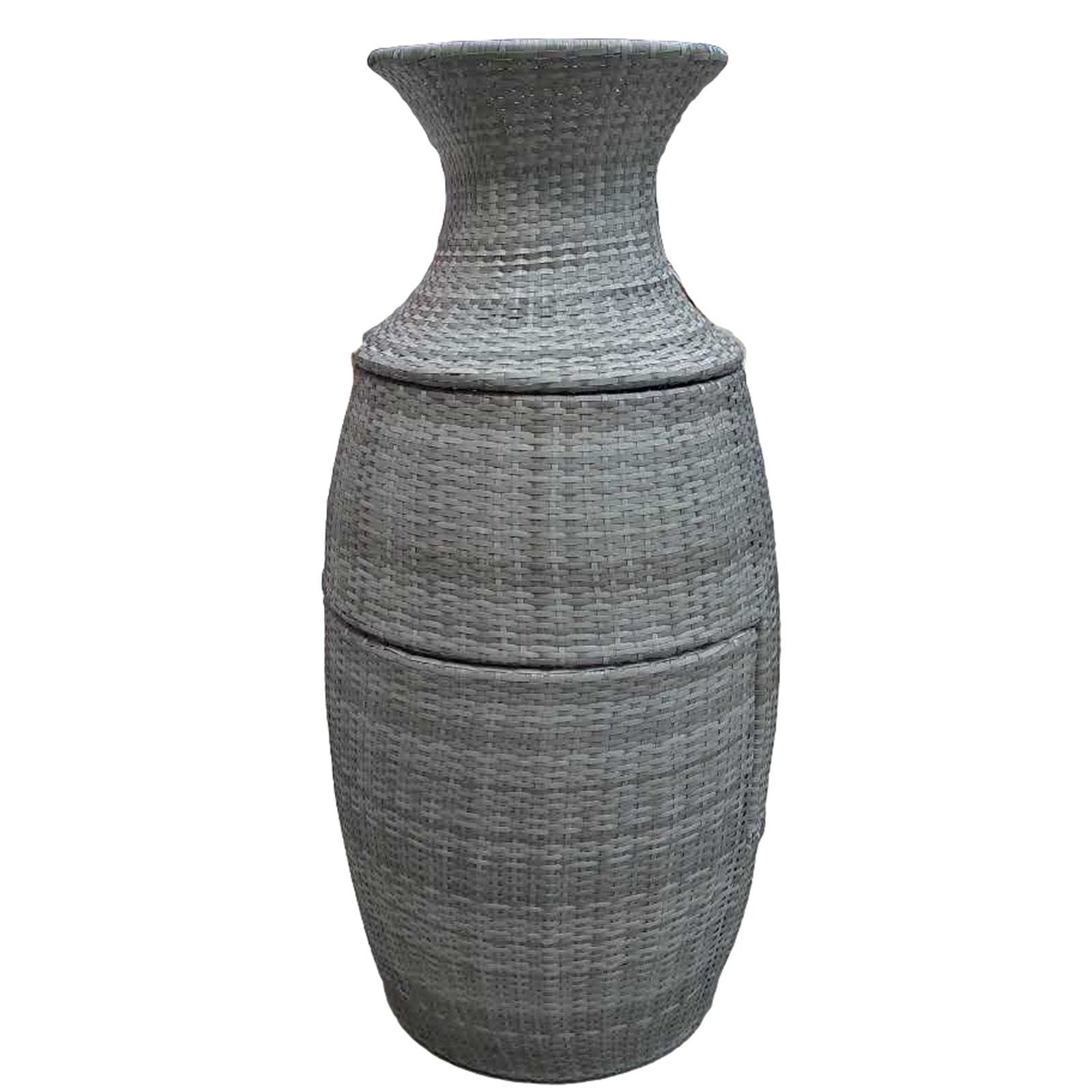 3-teiliges Club-Set LINZ - grau - Polyrattan - stapelbar