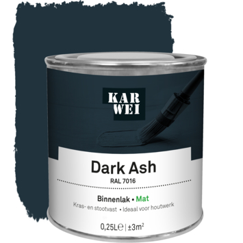 KARWEI binnenlak mat RAL 7016 dark ash 250 ml