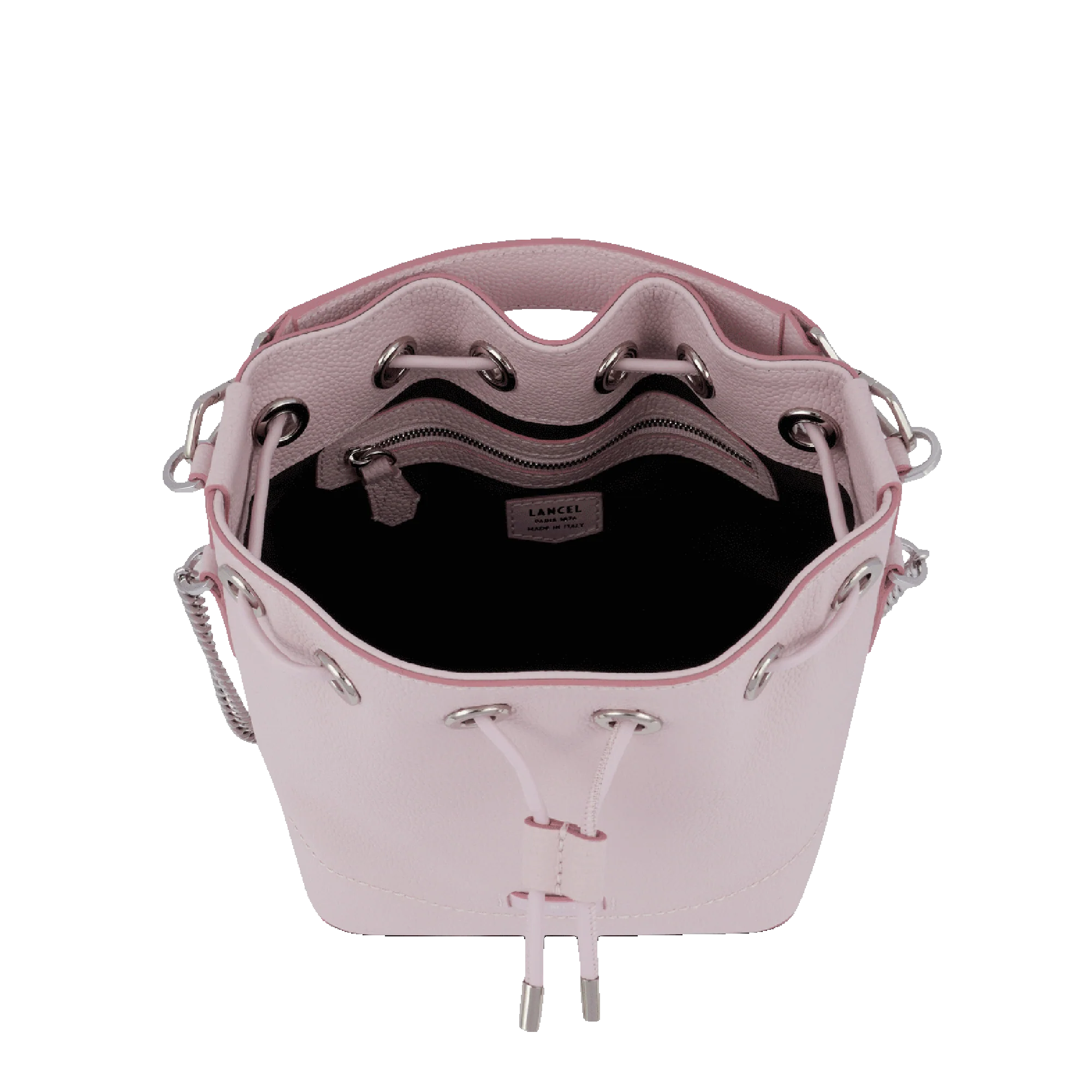 Mini sac seau Ninon de Lancel-Rose dragee