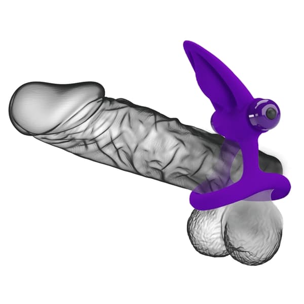 Pretty Love - Vibratorring 10 Vibrasjoner Fiolett silikon