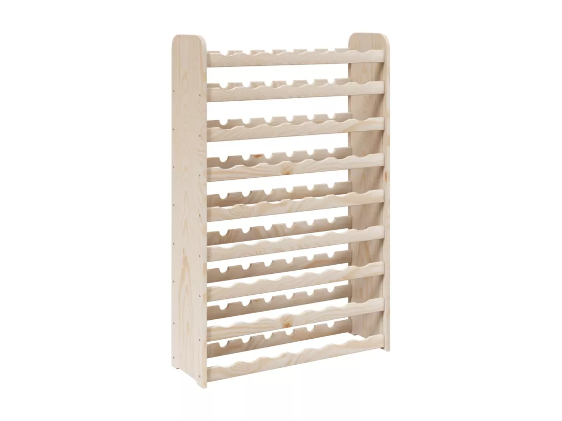 Casier à vin 72,5x25x111,5 cm Bois de pin massif