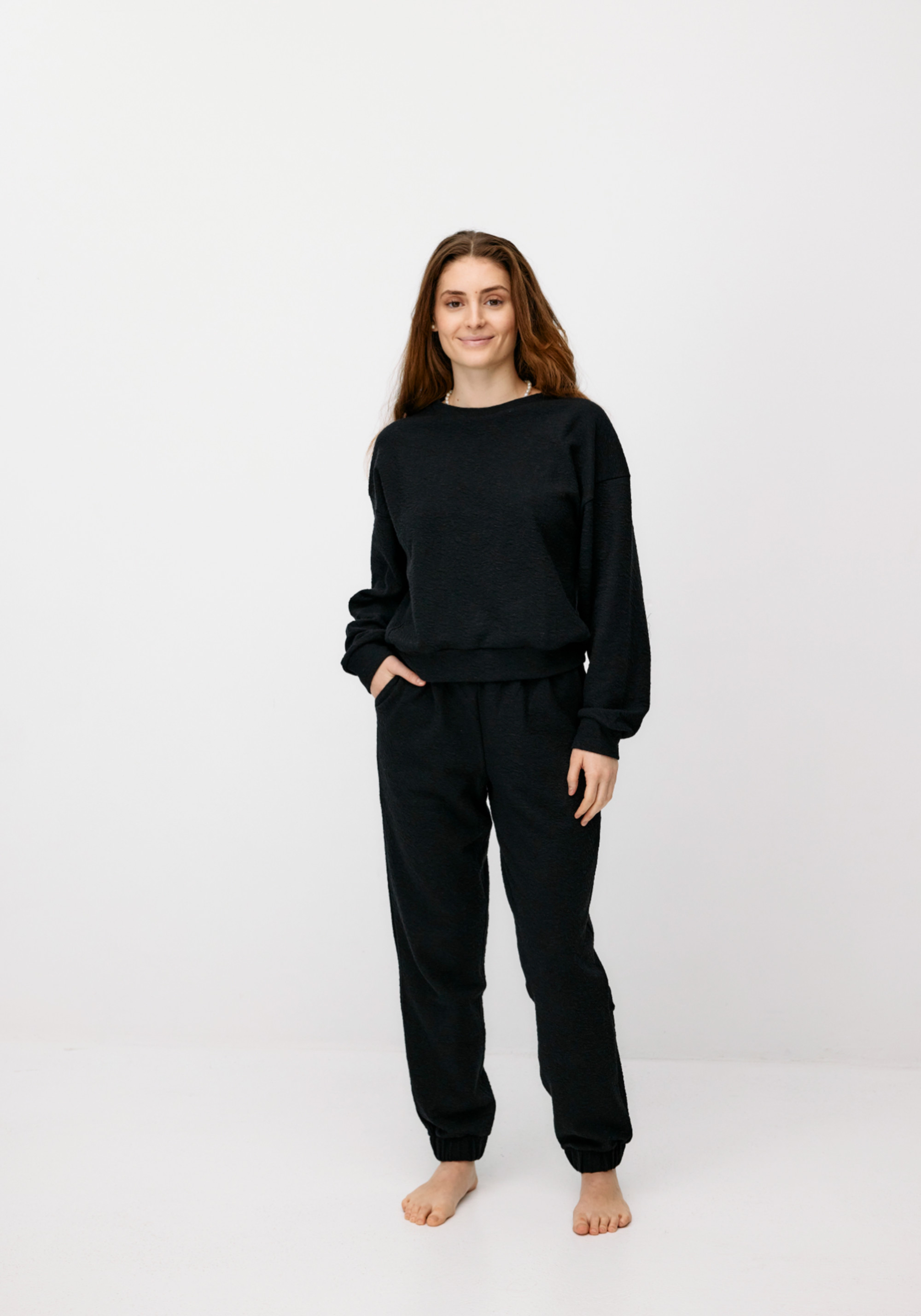 Moya Kala Pullover Botanic Sweater Black Intense