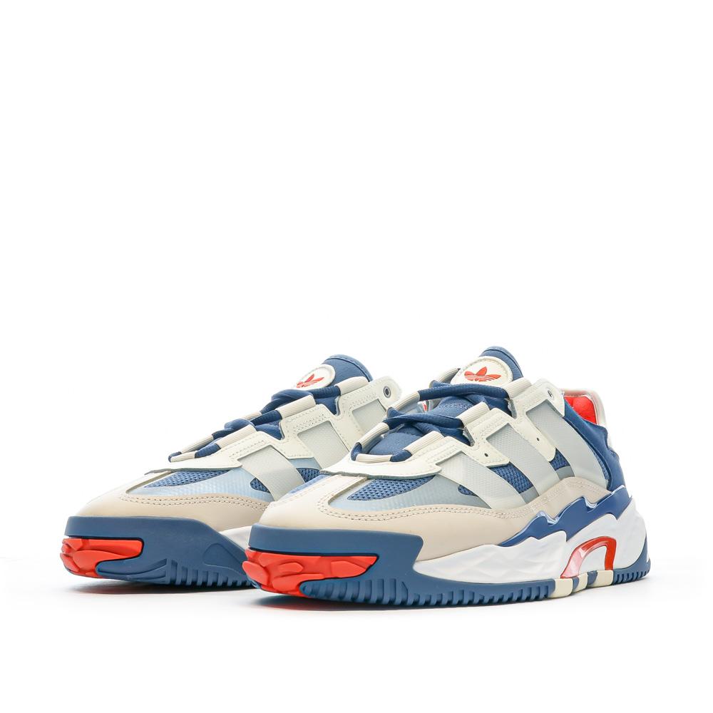Adidas Baskets Bleu/Beige Homme Adidas Niteball ID8073