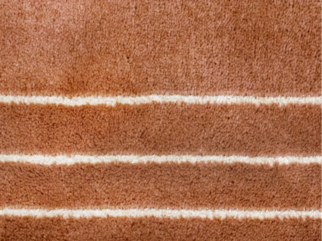 Tapis design géométrique - 160 x 230 cm - Terracotta - CASCADE