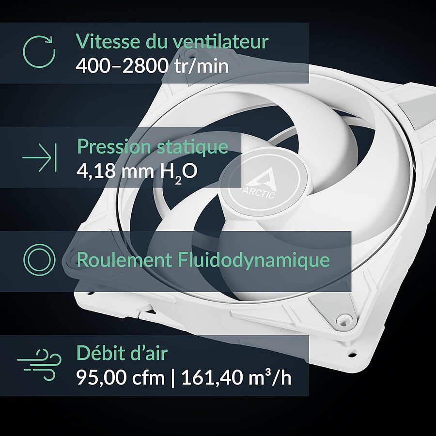 Arctic P14 Max - Blanc