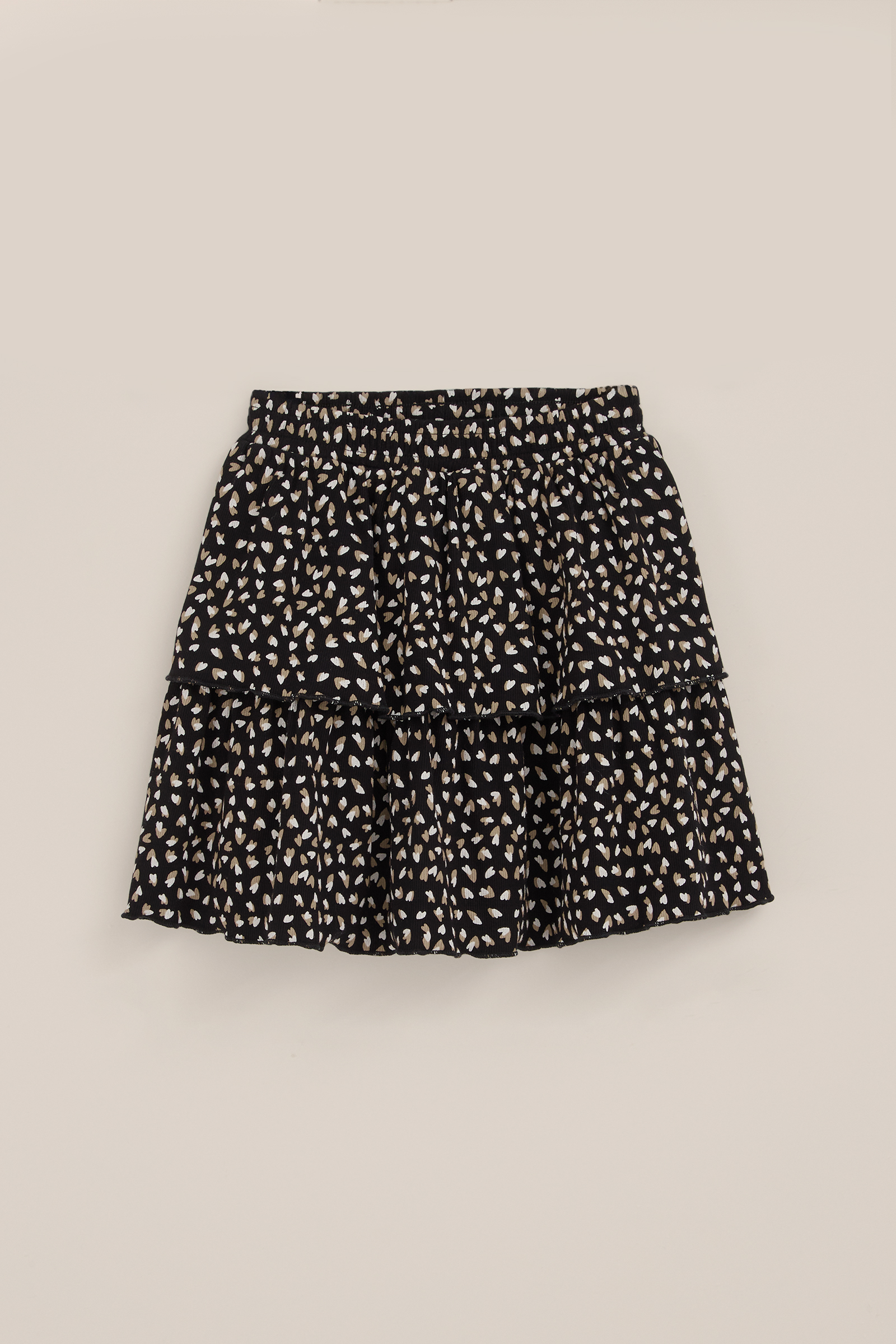 Meisjes rok met dessin WE Fashion Zwart