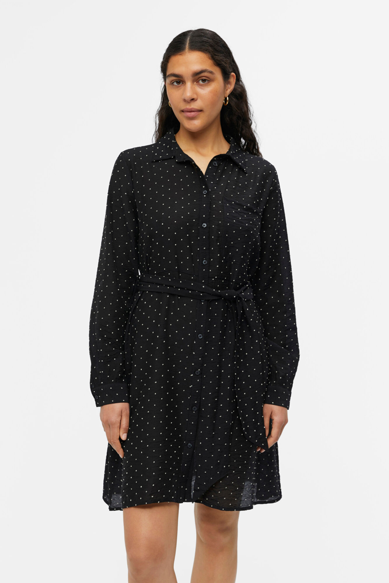 Vestido camisa - Preto