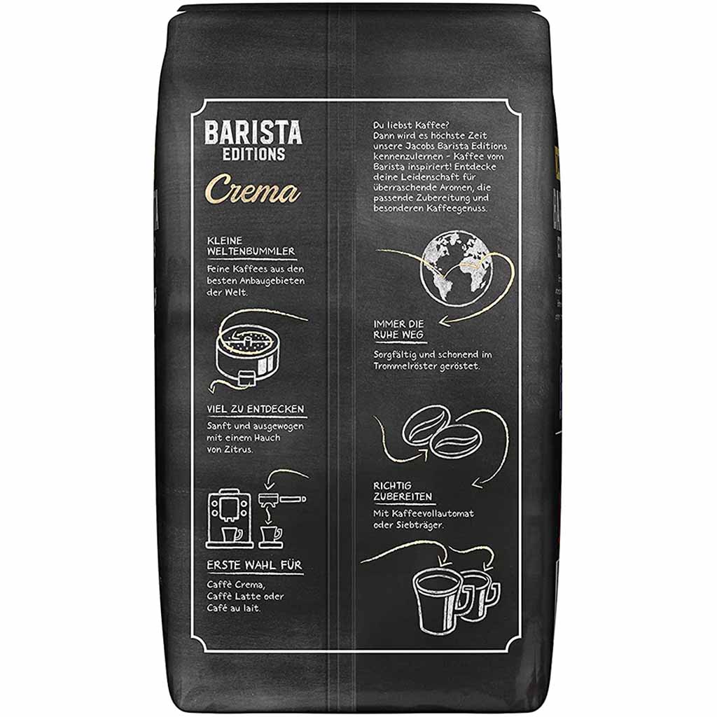 Jacobs Barista Editions Crema ganze Bohnen 1000g MHD:30.4.26