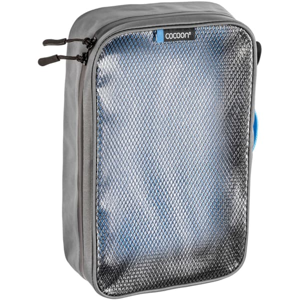 Trousse de toilette COCOON PACKING CUBE WITH LAMINATED NET TOP M GREY/BLUE